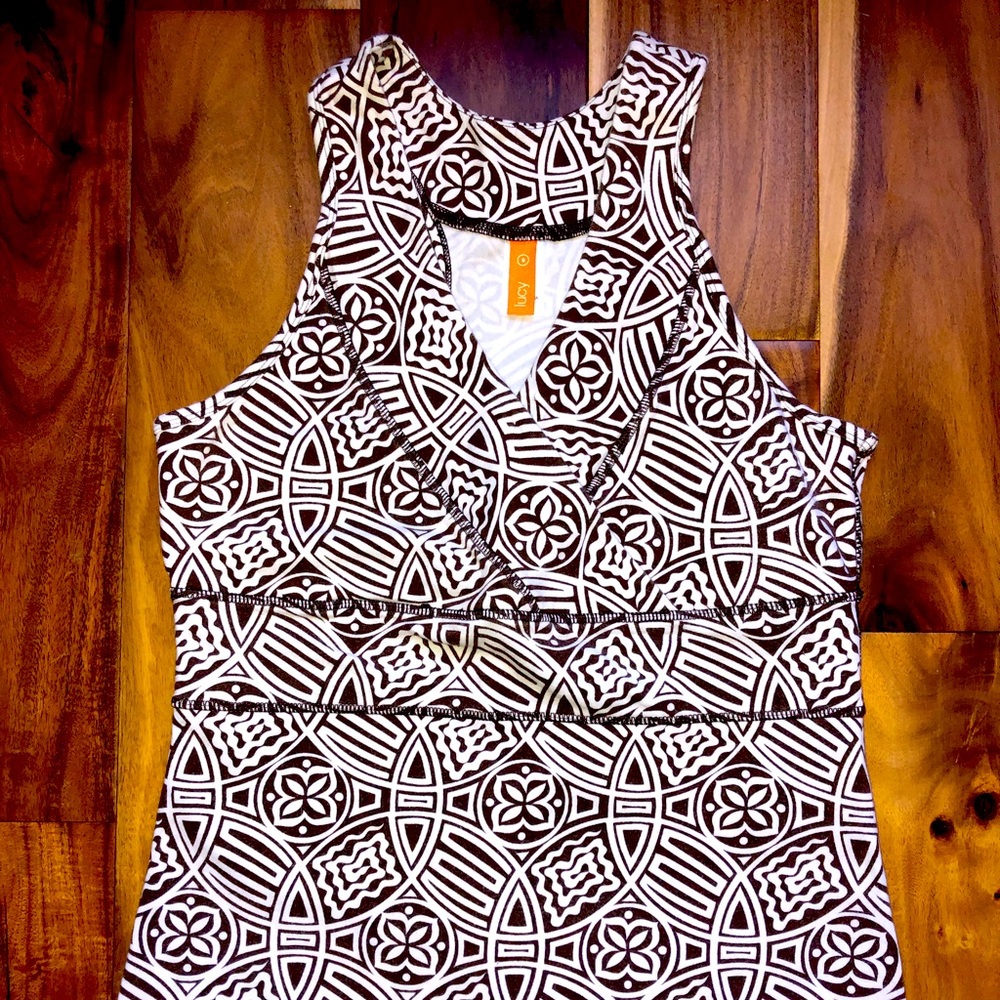 Lucy small tribal pattern workout top